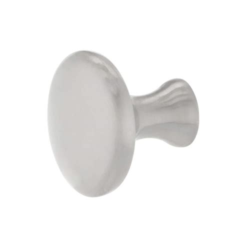 HICKORY HARDWARE Conquest 1 1 8 In Satin Nickel Cabinet Knob P14255 SN