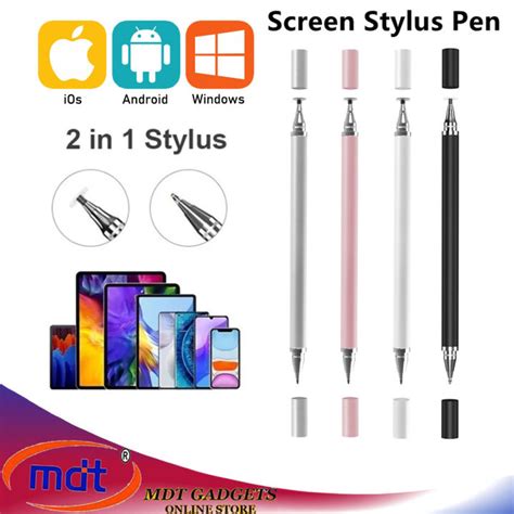 Universal 2 In 1 Stylus Pen Drawing Tablet Capacitive Touch Screen Smart Pencil For Ios Android