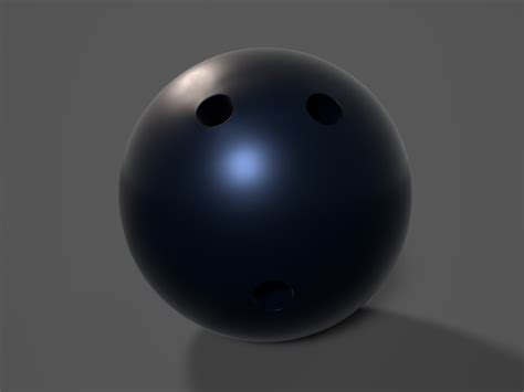 Bowling Ball PBR 3D Model 3D Models World