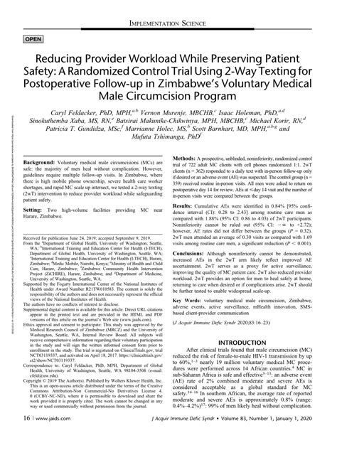 Pdf Reducing Provider Workload While Preserving Patient Safety A