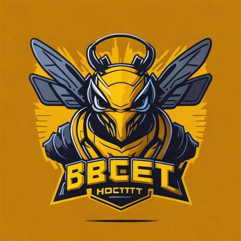 Premium Photo Hornet Esport Logo Template