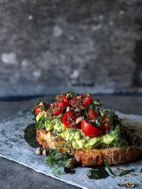 Avocado Butter On Toast With Tomato Salsa By Ottolenghi Image By Matt