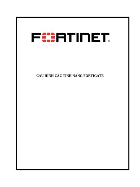 Setup Firewall Fortigate PDF | PDF