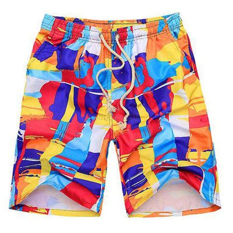 Mens Boardshorts Sports Trunks Casual Surf Board Shorts Swim Wear