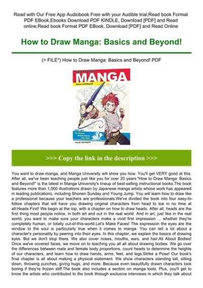 P D F File How To Draw Manga Basics And Beyond Pdf