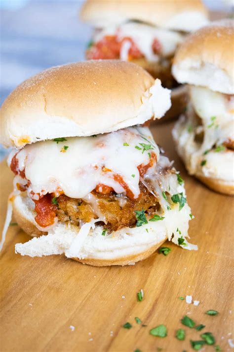 Chicken Parm Sliders Always From Scratch