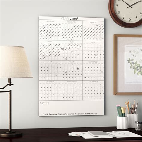 2024 Wall Calendar Dry Erase Flor Doralia