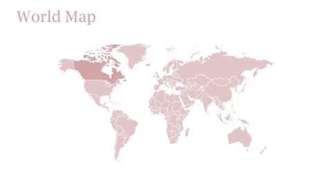 Editable World Map Powerpoint Template - Etsy