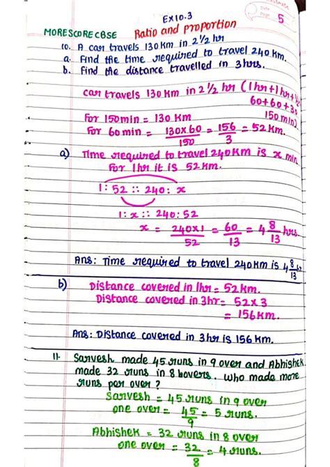 Ratio And Proportion Class 6 Pdf PDF