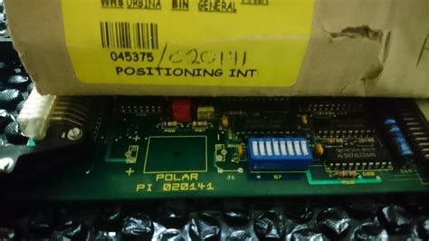 Used CARD PI FOR POLAR EMC MONITOR PressCity