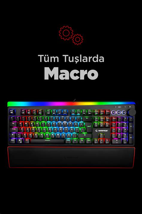 Rampage Kb r97 X tracer Mekanik Full Rgb Aydınlatmalı Red Switch