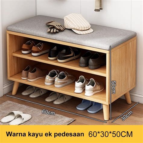 Jual Rak Sepatu Duduk Sofa Rak Sepatu Dan Bangku Multifungsi Lemari