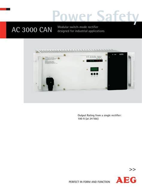 AC 3000 CAN AEG Power Solutions