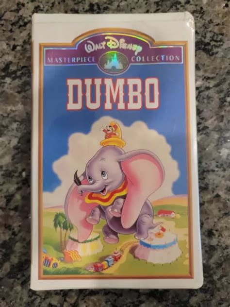 DUMBO WALT Disney VHS Videoband Klappschale GUTER ZUSTAND EUR 6