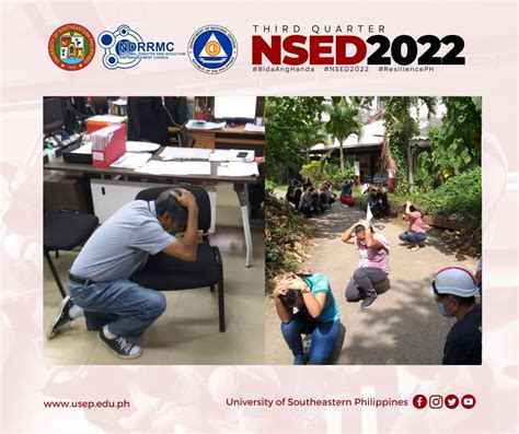 Third Quarter Nationwide Simultaneous Earthquake Drill Nsed University Of Southeastern