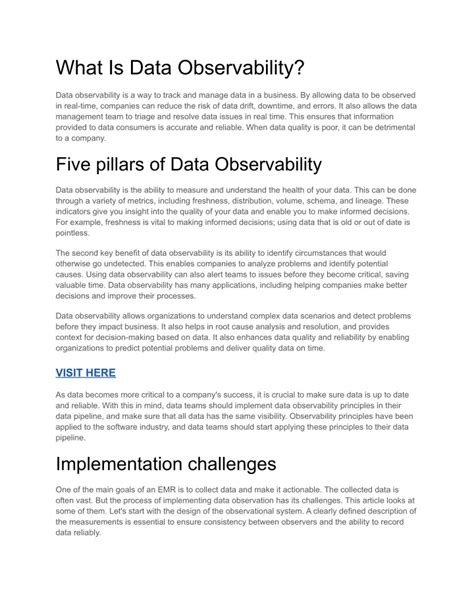 Ppt What Is Data Observability Powerpoint Presentation Free Download