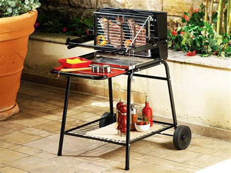 Barbecue Vertical Raymond En Fonte Somagic Charbon De Bois