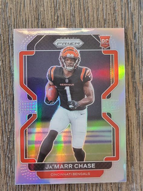 Panini Prizm Silver Variation Jamarr Chase V Rookie Bengals