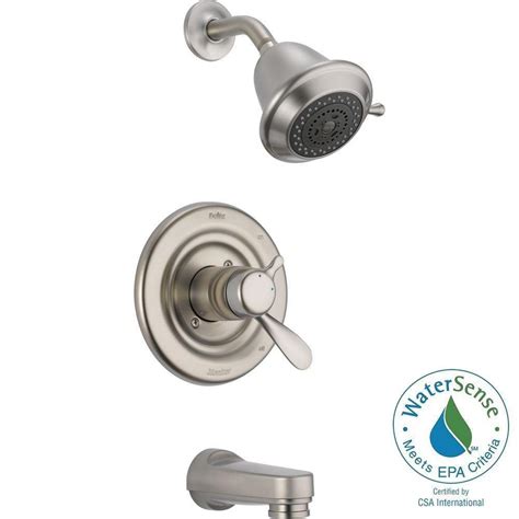 Delta Innovations 1 Handle Tub And Shower Faucet Trim Kit In Stainless