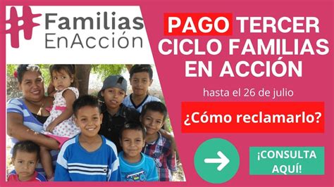 Pago De Familias En Acci N Tercer Ciclo Consulta C Mo Recibirlo