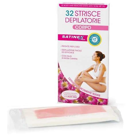 Satinex Plus Strisce Depilatorie Corpo Pezzi