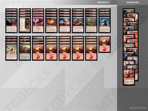 Arena Standard Mono Red Aggro Deck By Humberto Casagrande Mtg Decks