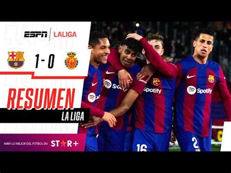 Barcelona Vs Mallorca 1 0 Resultado Resumen Y Gol Por LaLiga