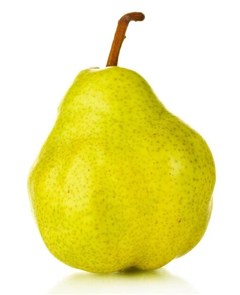 Premium Photo Ripe Pear Isolated On White