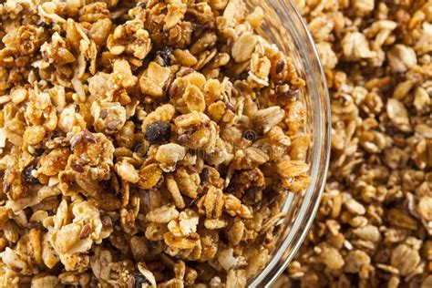 Organic Granola Cereal Stock Image Image Of Health Almond 29171717