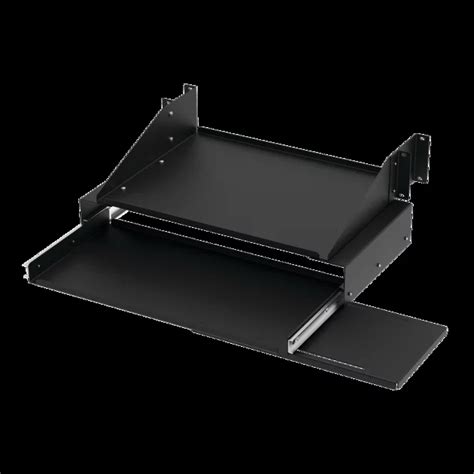 Open Frame Pullout Keyboard Tray with Monitor Shelf | nVent DATA-SOLUTIONS