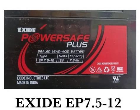 Exide Ep Powersafe Plus Ah Smf Battery Months At