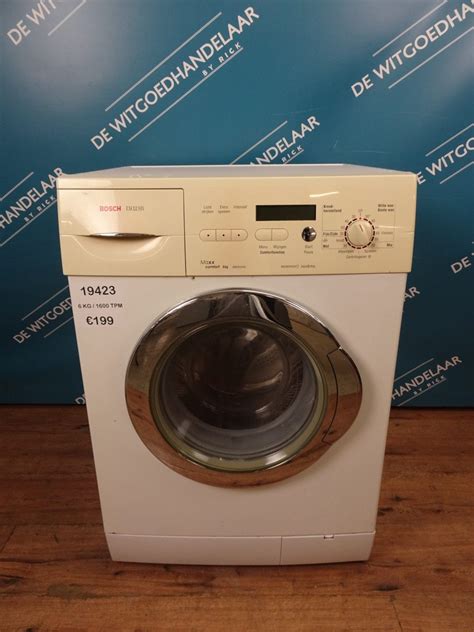 Wasmachine Kg Toeren Bosch Exclusiv Maxx Comfort De