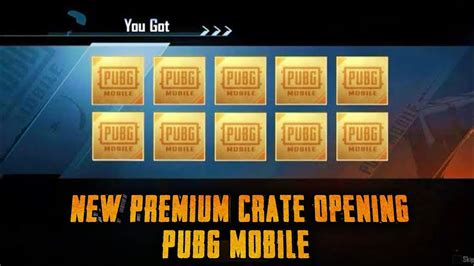 Free New Premium Crate Opening Pubg Mobile OMG Upgradable Dp 28 In