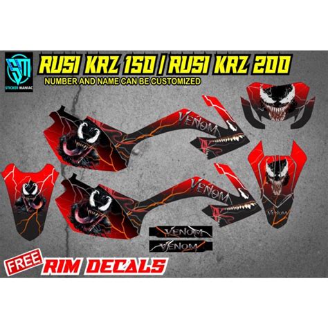 Rusi Krz Krz Full Body Decals Shopee Philippines