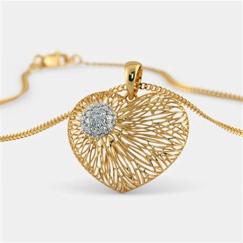 buy  womens gold pendant designs   india  bluestone