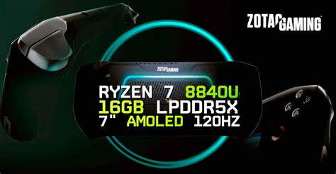 Zotac Zone Consola Port Til De Amoled Ryzen U