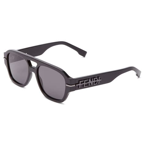 Fendi Fendigraphy Square Sunglasses Black Sunglasses Fendi Eyewear Avvenice