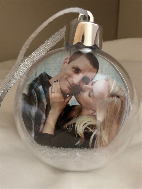 Personalized Christmas Ornament Photo Ornament Custom Photo Ball Ornament Your Photo And