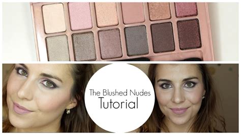 Maybelline The Blushed Nudes Tutorial | Bailey B. - YouTube