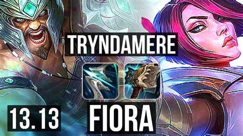 Tryndamere Vs Fiora Top 918 66 Winrate 6 Solo Kills Legendary