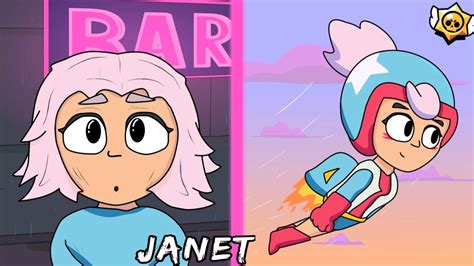 BRAWL STARS ANIMATION - JANET ORIGIN - Mindovermetal English