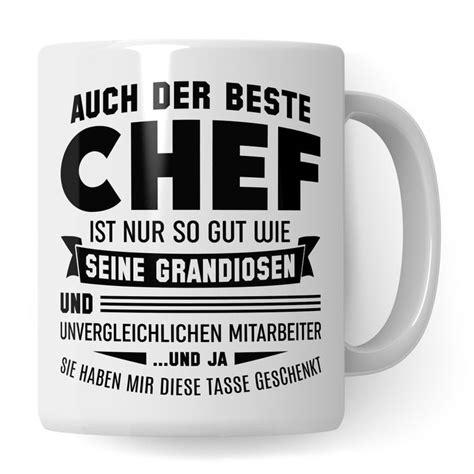 Chef Tasse Unvergessliche Mitarbeiter Geschenke für den Chef Etsy de