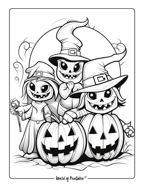 Pin By Shelley Miller On Templates In Halloween Coloring Pages