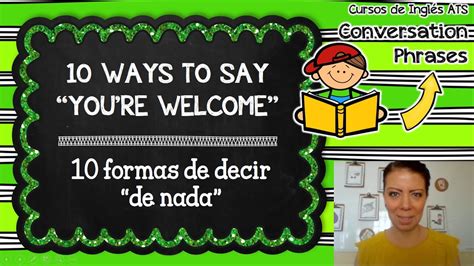 10 FORMAS DE DECIR DE NADA CURSO DE INGLÉS GRATIS COMPLETO YouTube