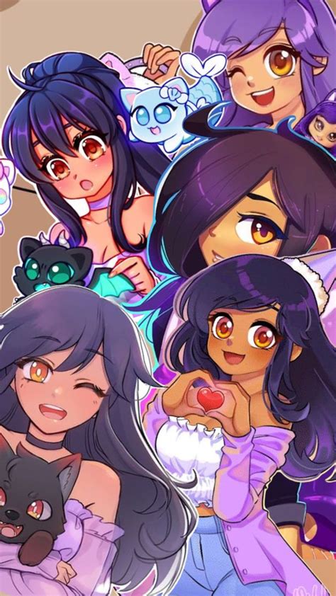 Aphmau💜💜💜💜 In 2024 Aphmau Fan Art Aphmau Characters Aphmau Wallpaper