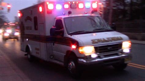 Long Branch Elberon First Aid Squad Ambulance Responding