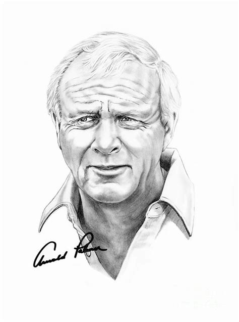 Arnold Palmer Print By Murphy Elliott Golf Art Arnold Palmer