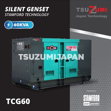 Jual Silent Genset Cummins Kva Kw Phase Tcg Kva Altenator