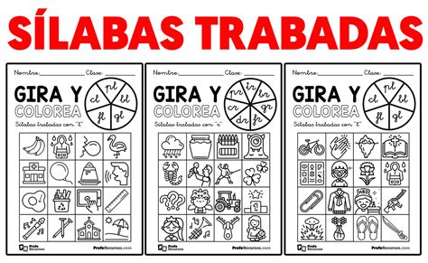 Actividades De Sílabas Trabadas ¡listas Para Imprimir