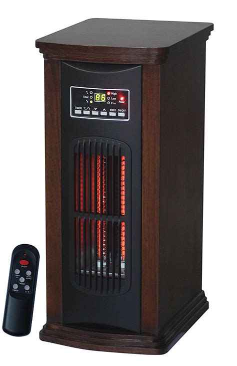 Comfort Glow Qth7100 21 Inch Infrared Quartz Tower 1500 Watt Walnut Free Image Download